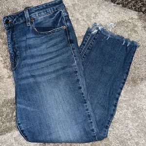 Pistola Monroe Mid Rise Cropped Cigarette in Mystique